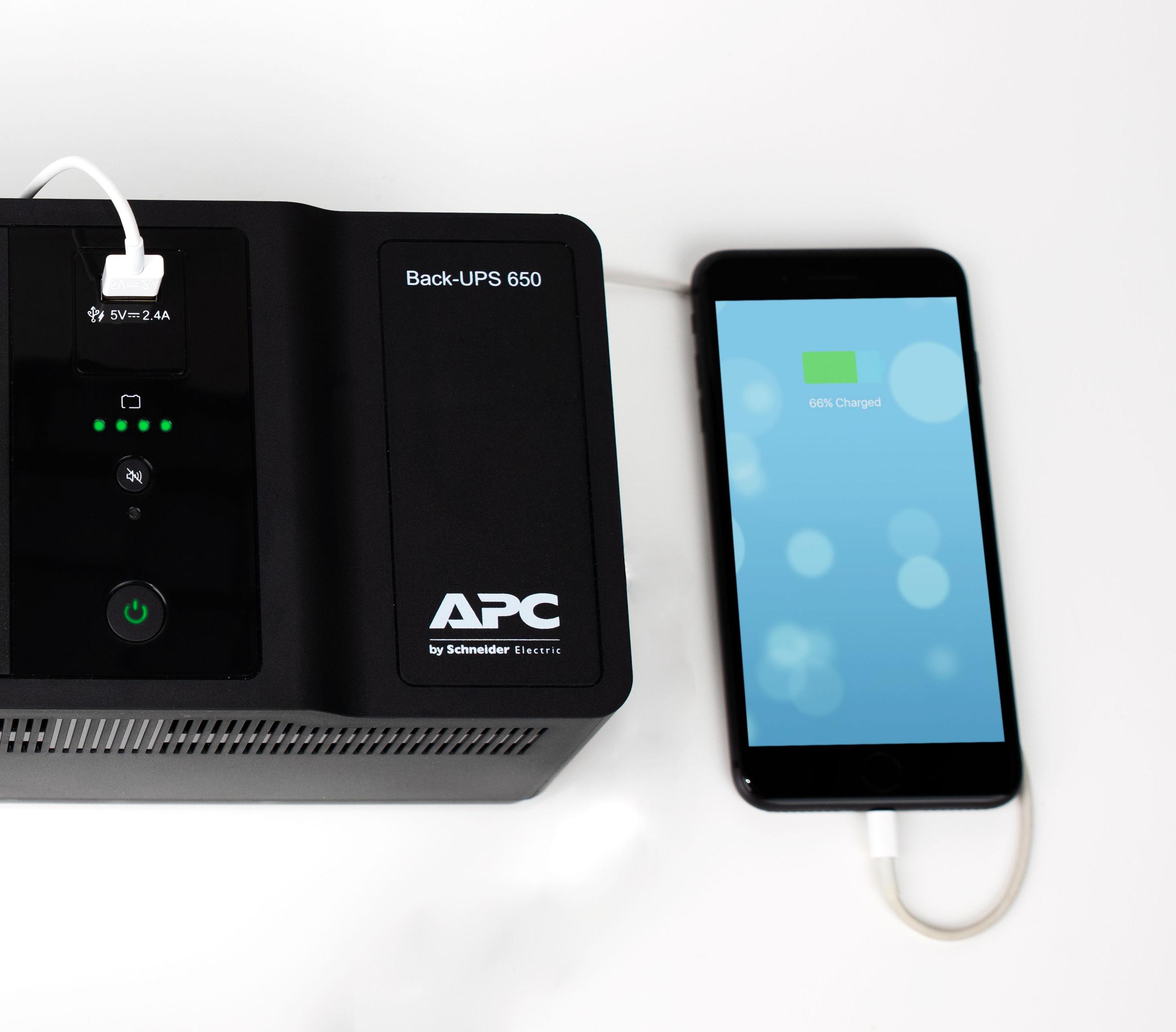 UPS APC Back-UPS BE650G2-GR (Tipo F - Preto) — miniatura 6