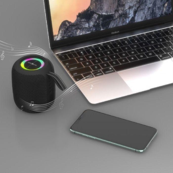 Coluna Portátil GEMBIRD SPK-BT-LED-05-BK (8 W - USB Type-C - Preto), miniatura 4