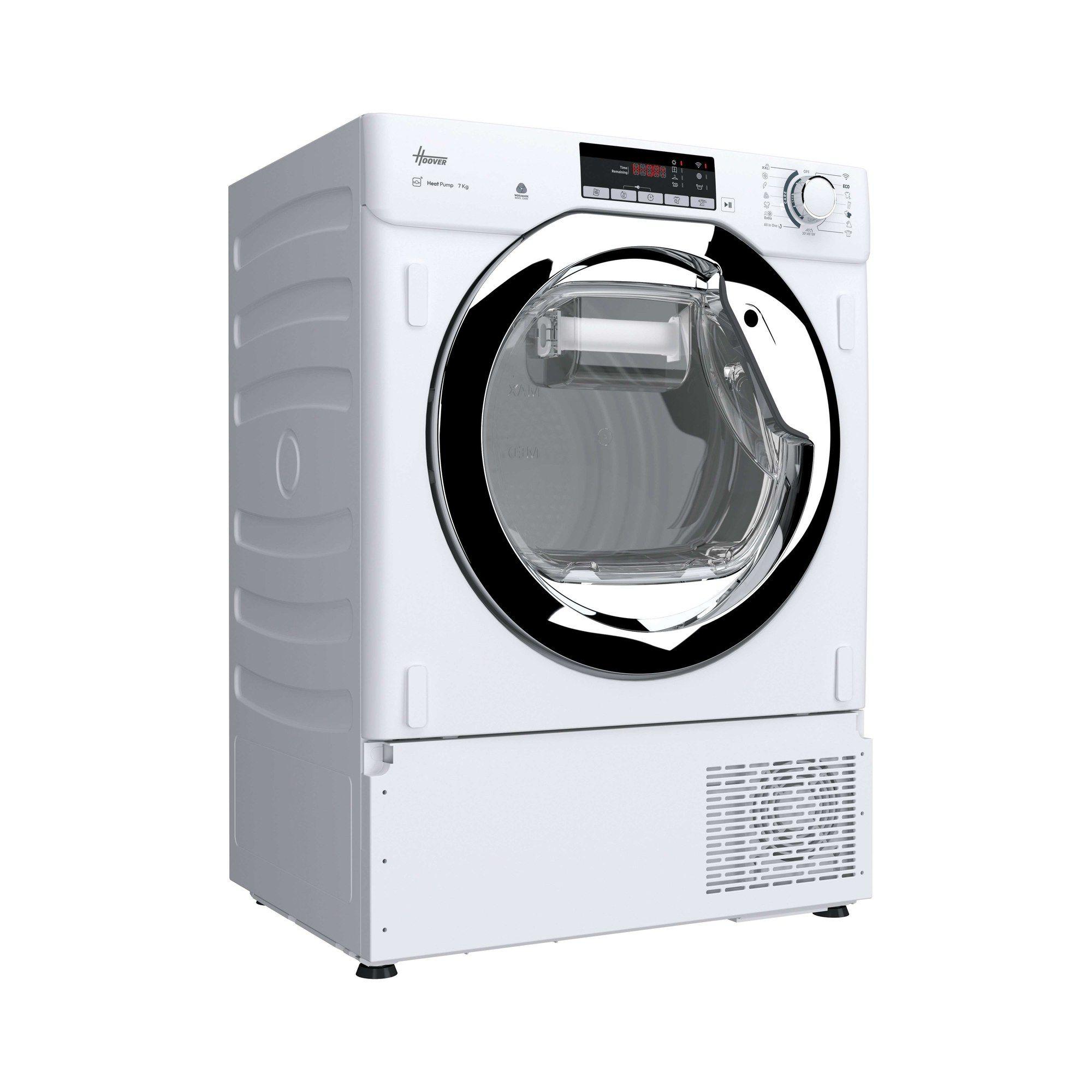 Máquina de Secar Roupa Encastre HOOVER BHTDH7A2TCES (Altura 85 cm - 85 cm - 7 kg - Branco) — miniatura 5
