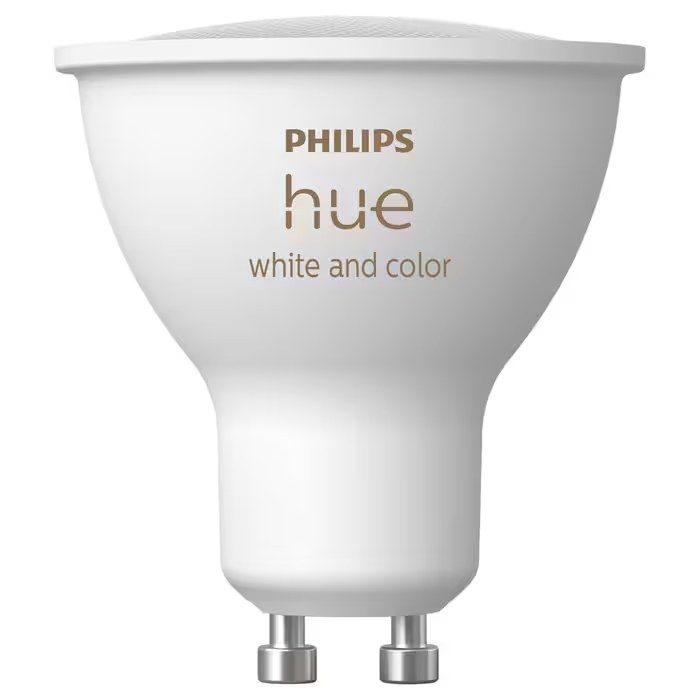 Lâmpada Inteligente PHILIPS Hue GU10 White & Color Ambiance Smart-Spot 929003666501 (Plástico - Branco) — miniatura 3