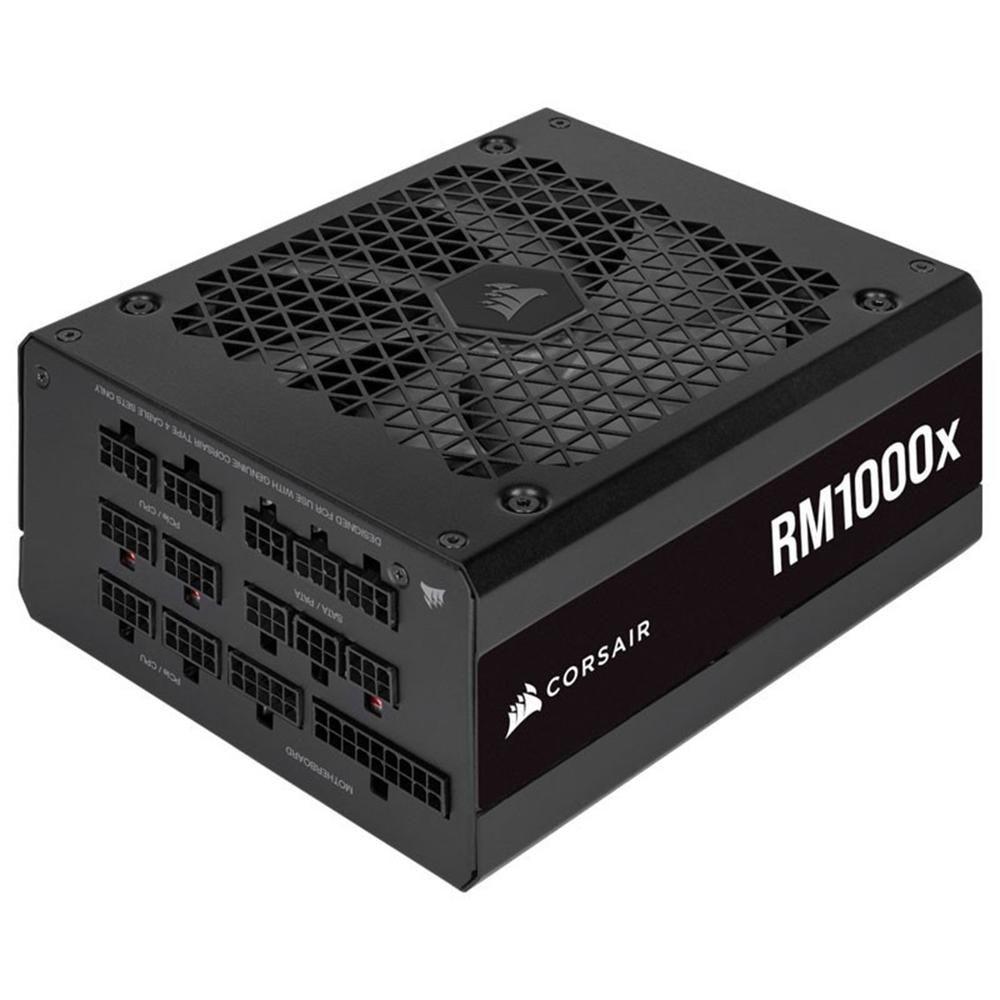 Fonte de Alimentação CORSAIR RM1000x (ATX - 1000 W - 80 PLUS Gold - Preto)