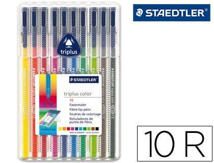 Marcadores de Feltro STAEDTLER Triplus Color 323 SB10 (Polipropileno - Multicor), miniatura 2