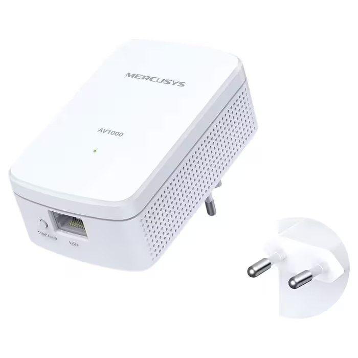 Kit de Adaptadores Powerline MERCUSYS MP500 KIT (Wi-Fi 4 - Gigabit Ethernet - 2 unidades - Branco) — miniatura 3