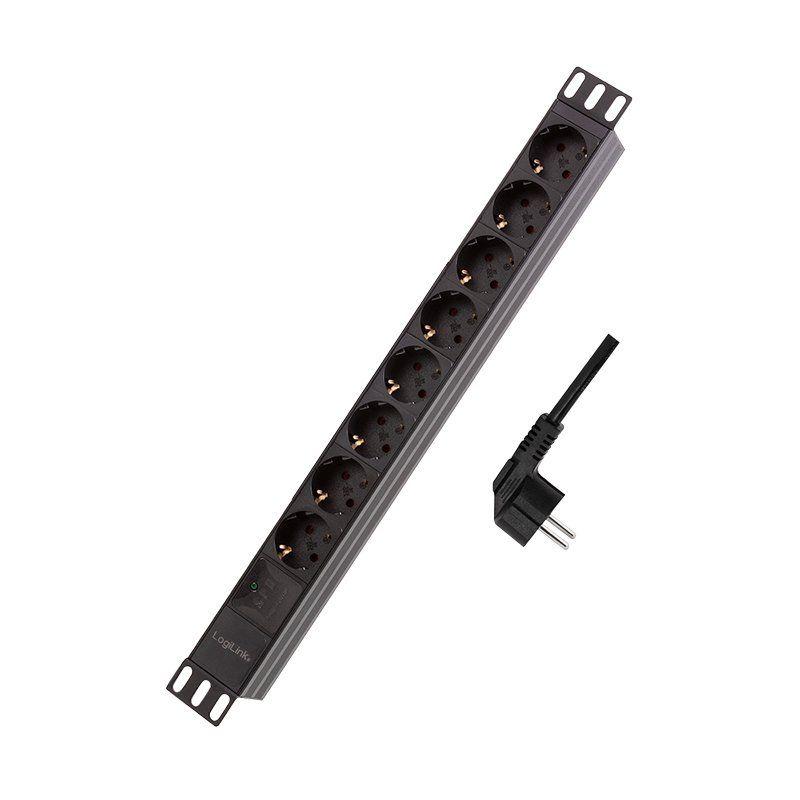 PDU para Rack LOGILINK PDU8C04 (19" - 8 Tomadas CEE 7/3) — miniatura 2