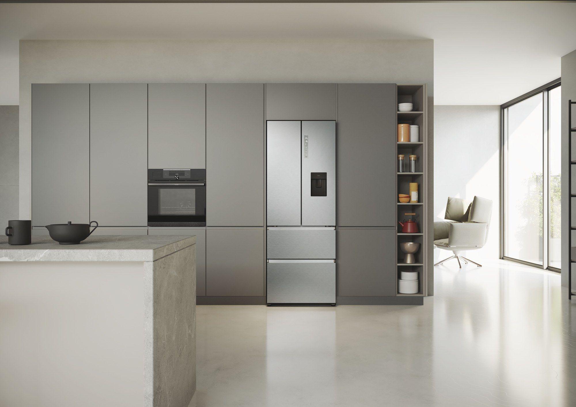 Frigorífico Americano Independente HAIER HFR5719EWMG (444 l - 190x70x67,5 cm - 190 cm - Prateado), miniatura 12