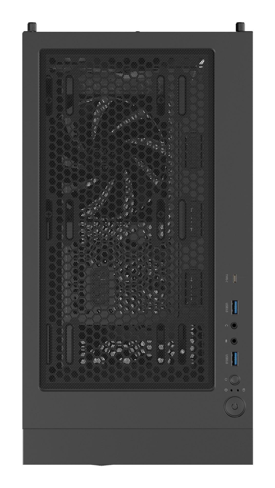 Caixa de Computador GENESIS Diaxid 605F (ATX, Micro ATX, Mini-ATX - Midi Tower - ABS, Aço, Vidro temperado - Preto) — miniatura 5
