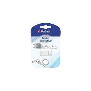 Pen USB VERBATIM Metal Executive (Sem tampa - USB Type-A - Prateado)