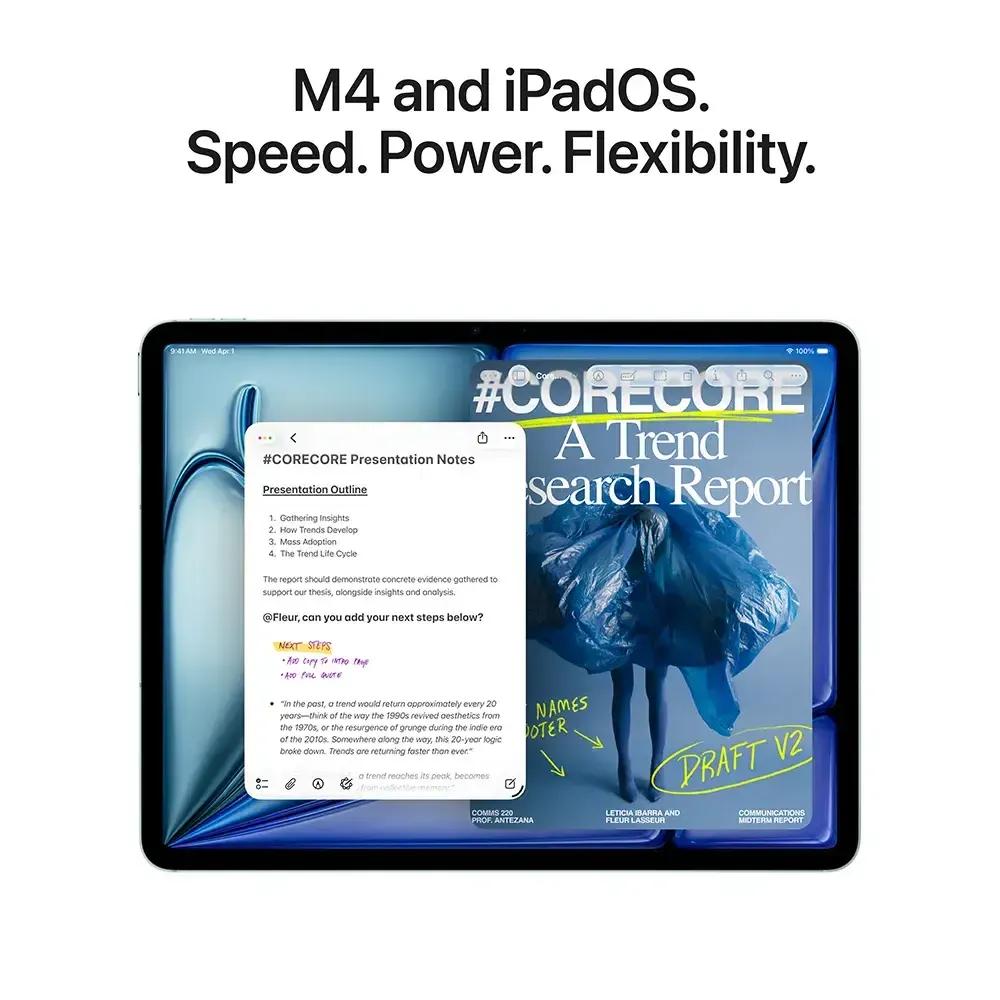 Tablet APPLE iPad Air 13" M4 (iPadOS 26 - Apple M - M4 - Cinzento Sideral) — miniatura 4