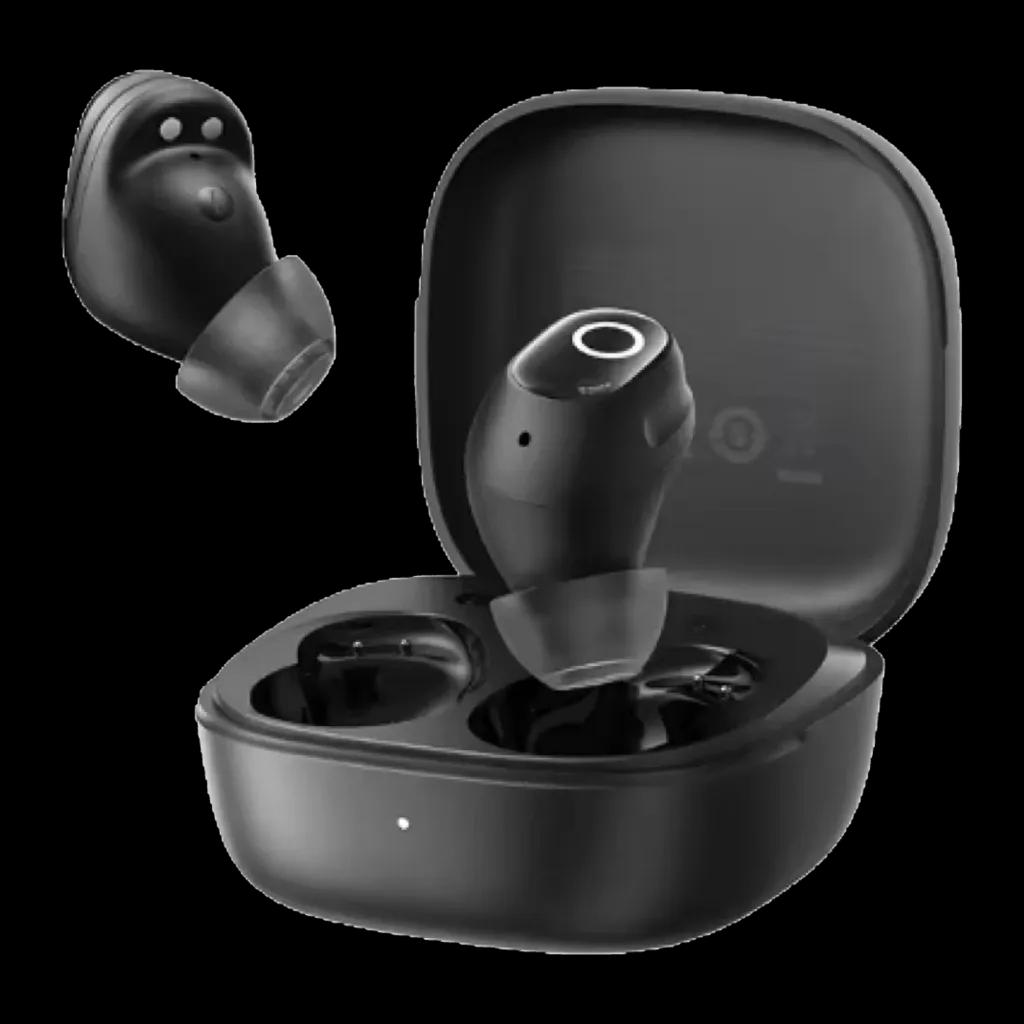 Auscultadores BASEUS Bass BD1 TWS (Bluetooth 5.4 - Preto Cósmico)