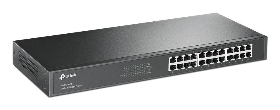 Switch TP-LINK TL-SG1024 (24 Portas - Gigabit Ethernet - 4,1 MB - Preto), miniatura 2
