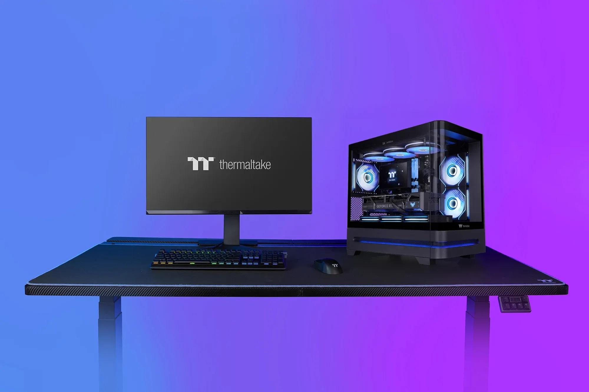 Caixa de Computador THERMALTAKE Arcus 190 TG ARGB (Micro ATX, Mini-ITX - Microtorre - ARGB)