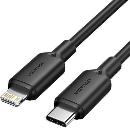 Cabo USB-C para Lightning VENTION LAKBH (2 m - USB-C macho - Lightning macho - Preto)
