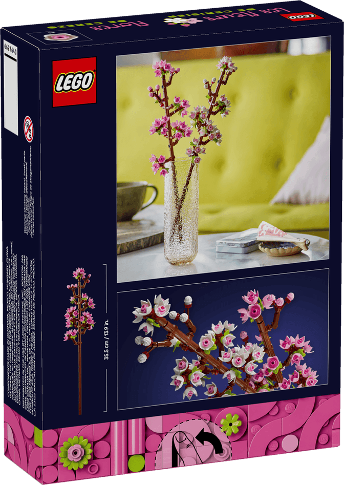 Conjunto de Construção LEGO Cerejeiras 40725 (A partir dos 8 anos - Rosa e Branco), miniatura 3