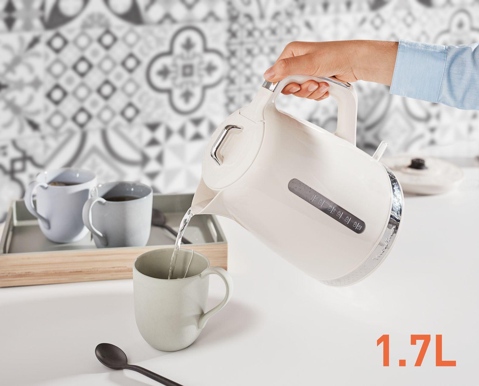 Jarro Elétrico MOULINEX BY320A (2400 W - 1,7 l - Plástico - Marfim), miniatura 8