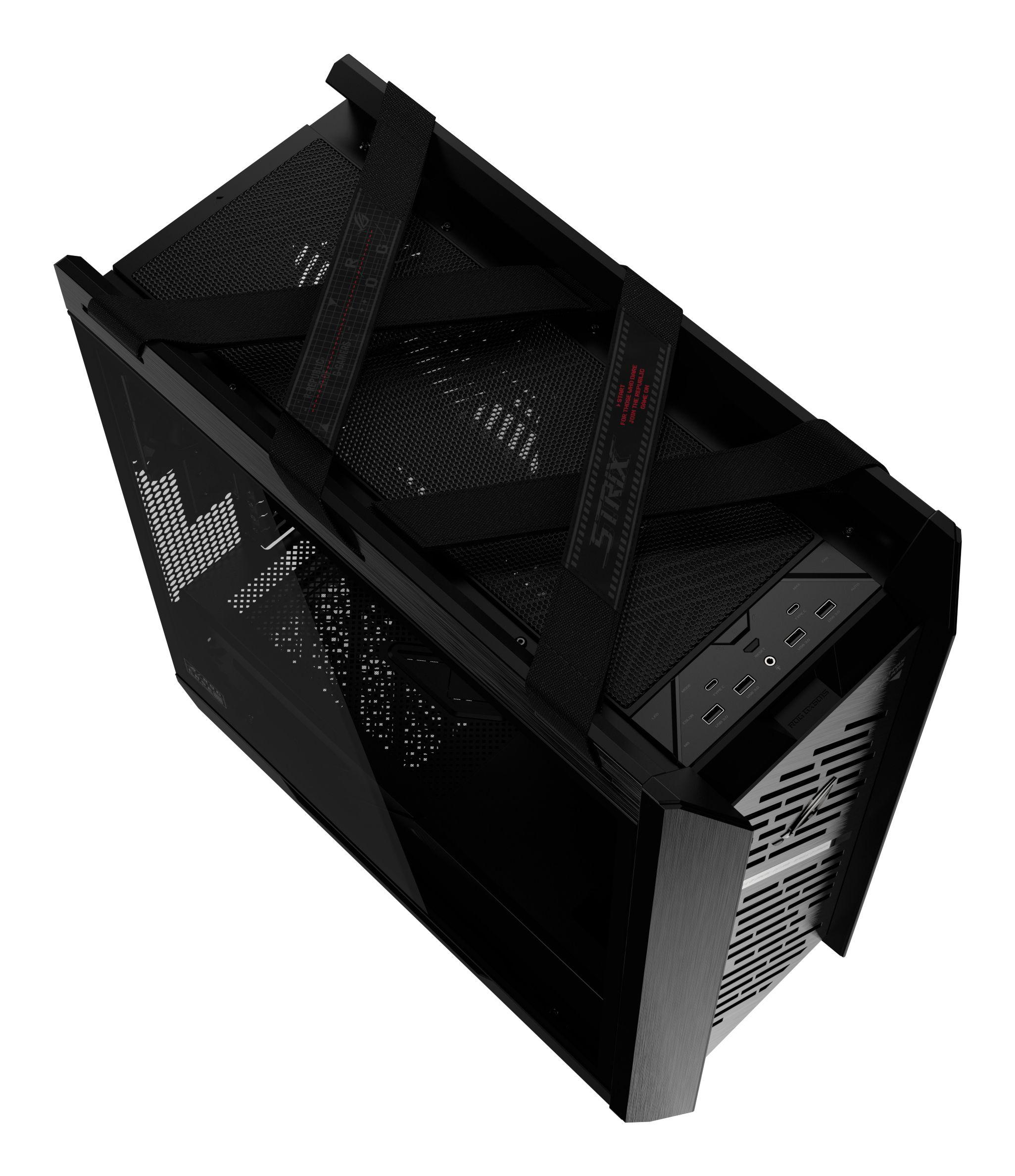 Caixa PC ASUS ROG Strix Helios II GX601S (ATX, EATX, micro ATX, Mini-ITX - Midi Tower - Alumínio, Vidro temperado - Preto), miniatura 11