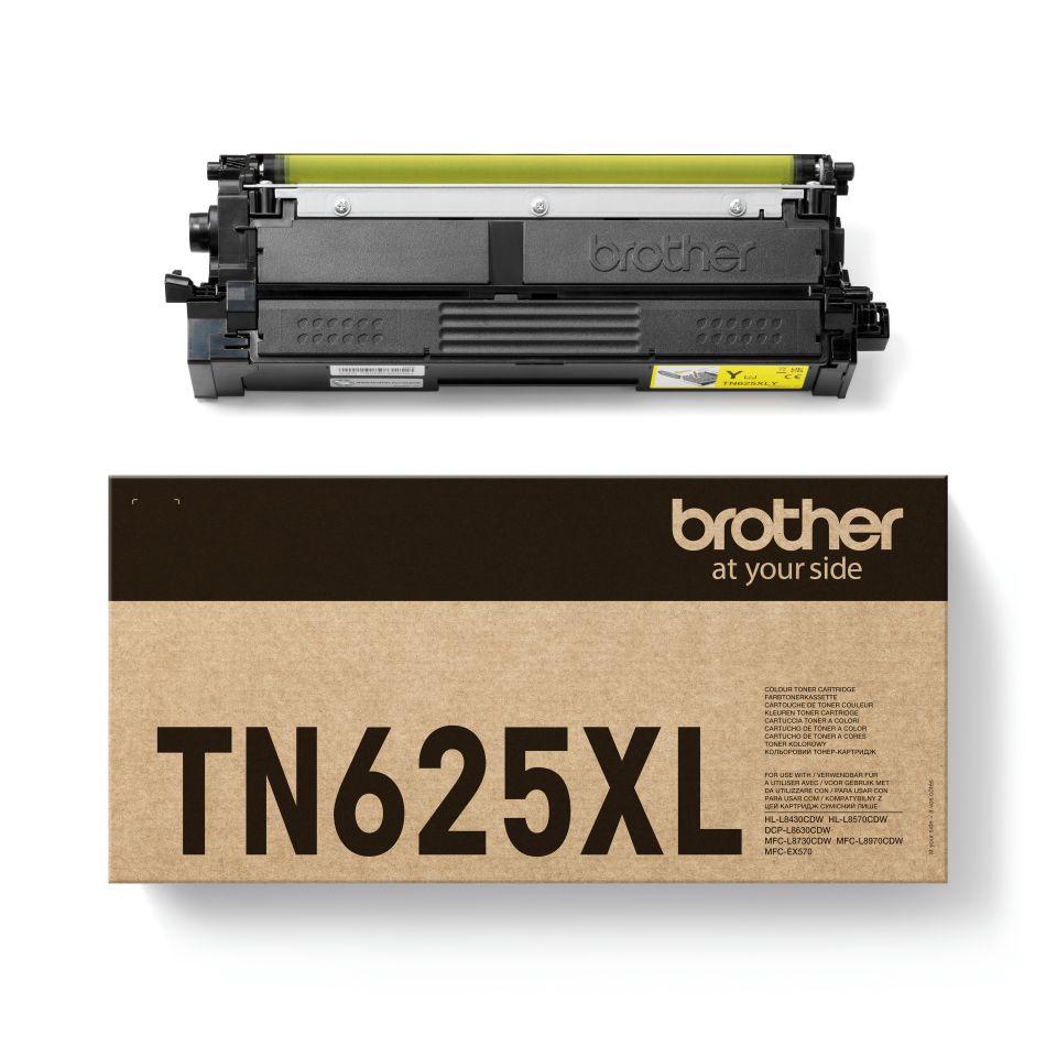 Toner BROTHER TN-625XLY (4500 páginas - Amarelo)