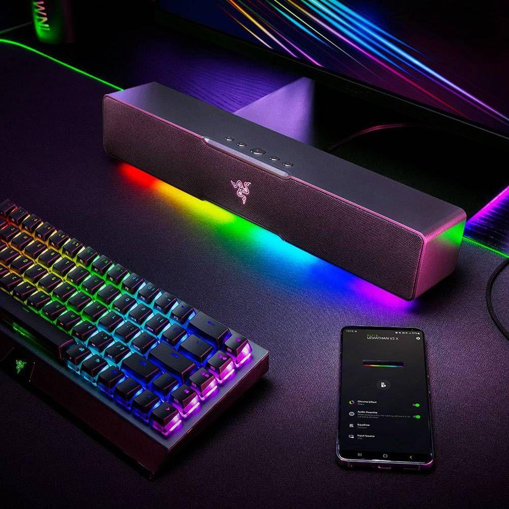 Soundbar Gaming RAZER Leviathan V2 X (Com fios e sem fios - Preto) — miniatura 5