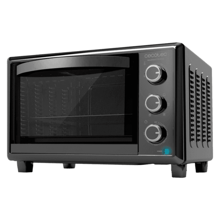 Mini Forno Independente CECOTEC Bake&Toast 2600 Black 4Pizza (1500 W - 26 L - Rotativo - Preto), miniatura 3