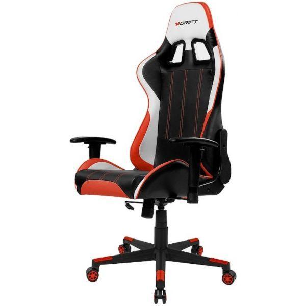 Cadeira Gaming DRIFT DR175 (150 kg - Até 10cm - Até 135° - Preto/Vermelho), miniatura 2