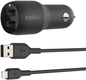 Carregador de Isqueiro BELKIN CCD001BT1MBK (24 W - Preto)