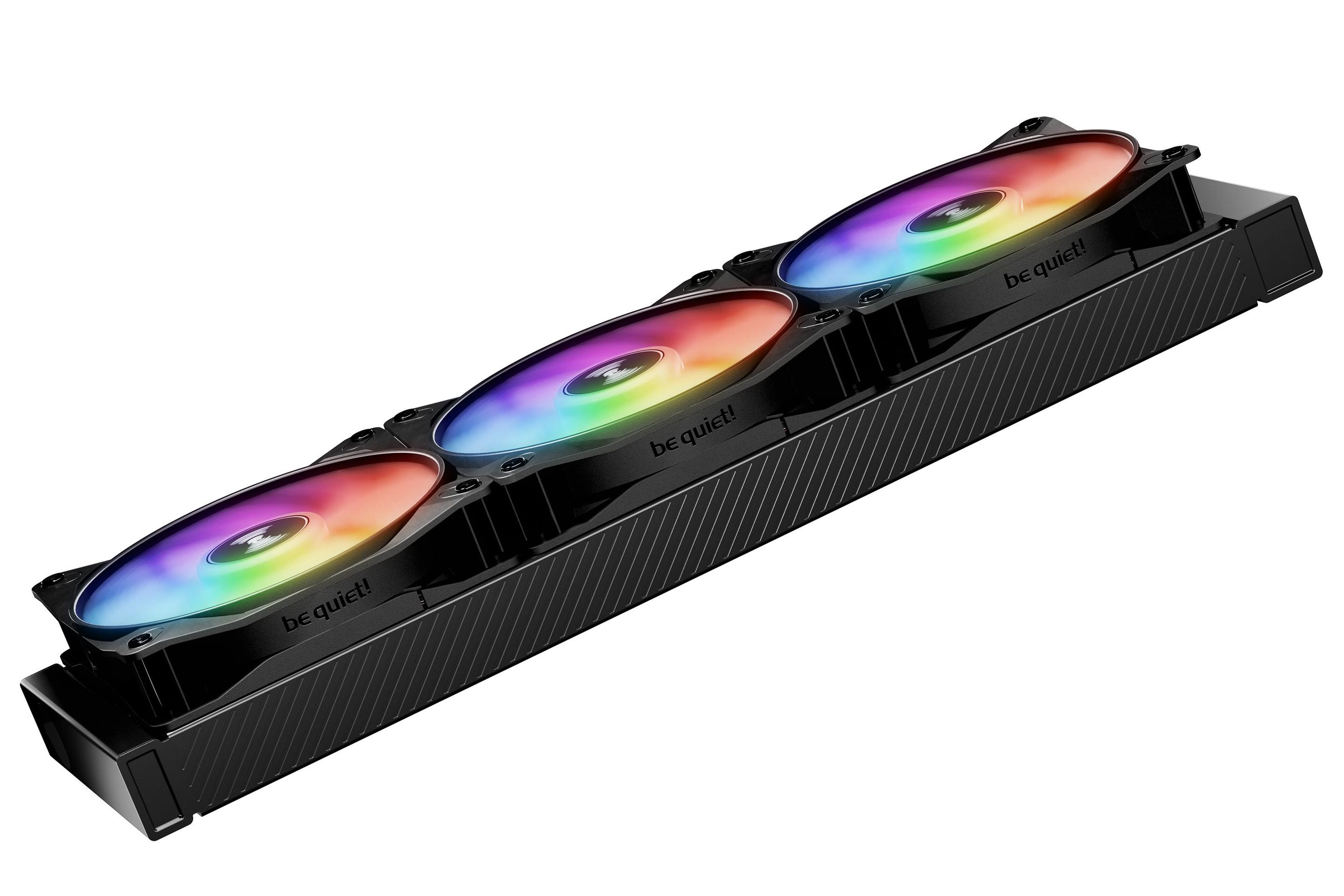 Conjunto de Ventoinhas para Caixa de PC BE QUIET! Light Wings LX 120mm PWM High Speed (Multi - 5,4 W - Preto) — miniatura 3