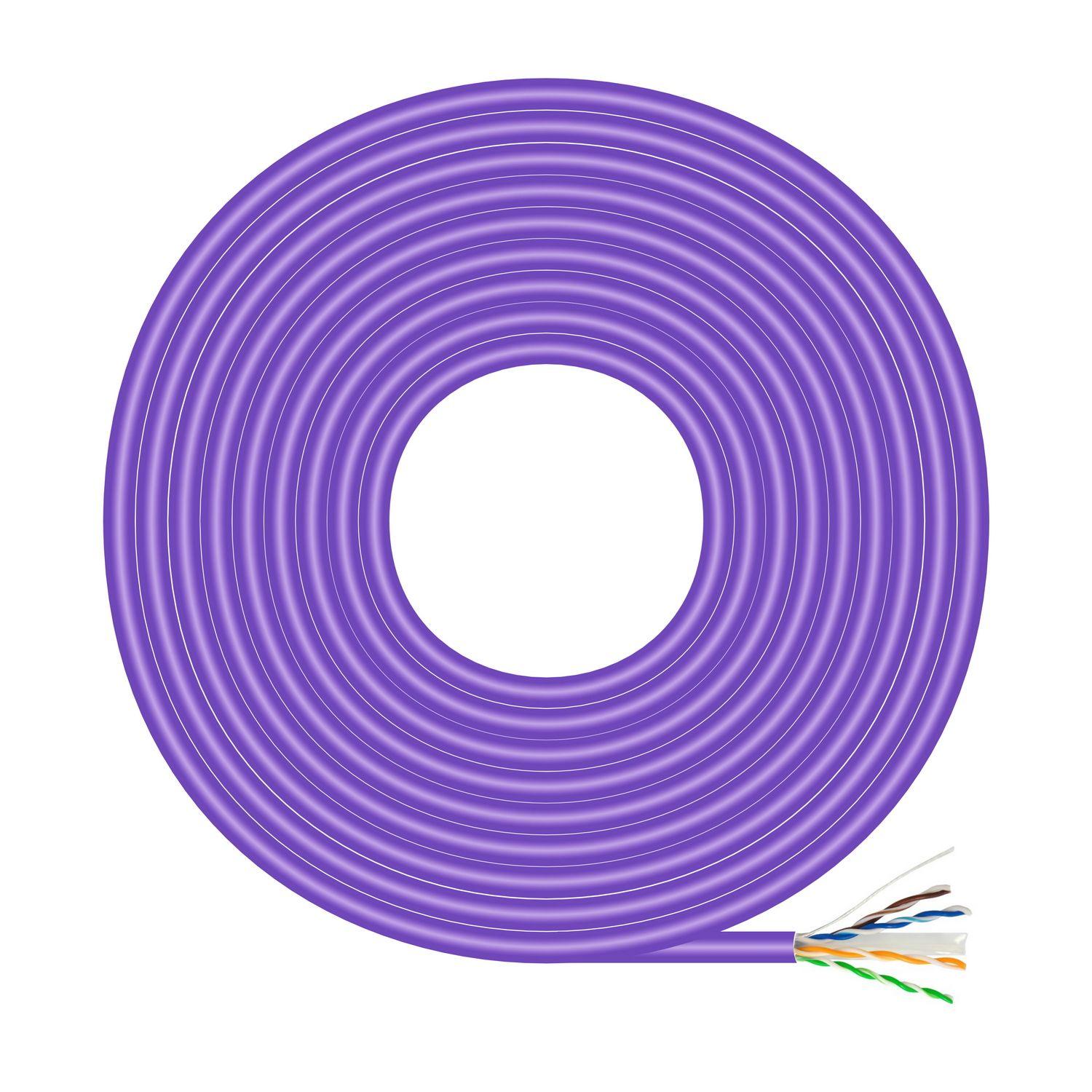 Bobina de Cabo de Rede AISENS A135-0749 (500 m - Cat6 - Violeta)