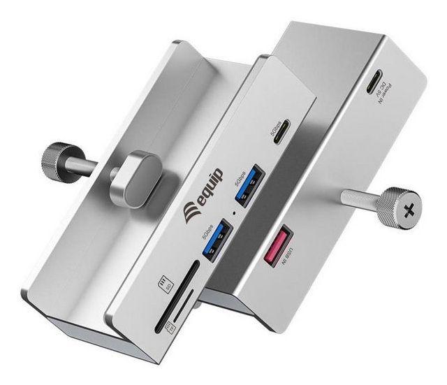 Hub USB EQUIP 128968 (USB 3.2 Gen 1 Tipo A - MicroSD - Alumínio), miniatura 3