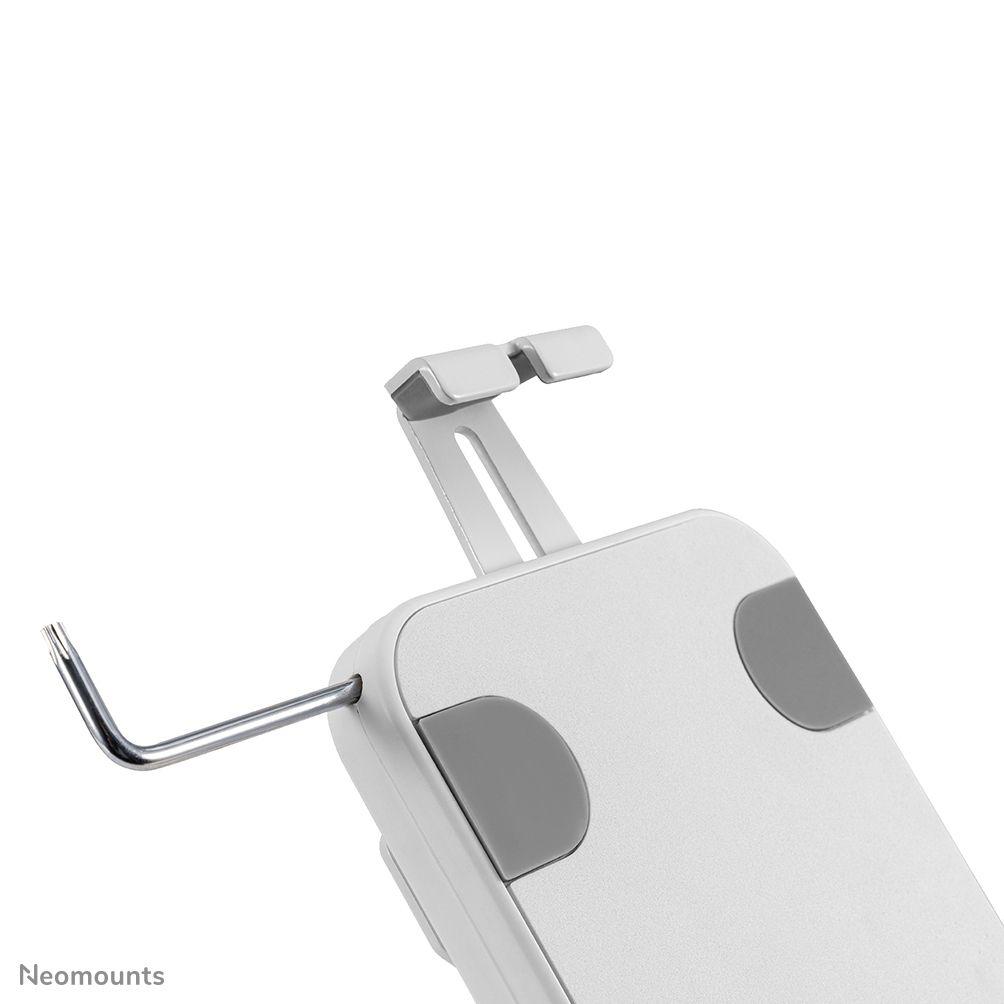 Suporte de Segurança para Tablet NEOMOUNTS FL15-625WH1 (7,9–11" - Ajustável em Altura - Branco) — miniatura 2