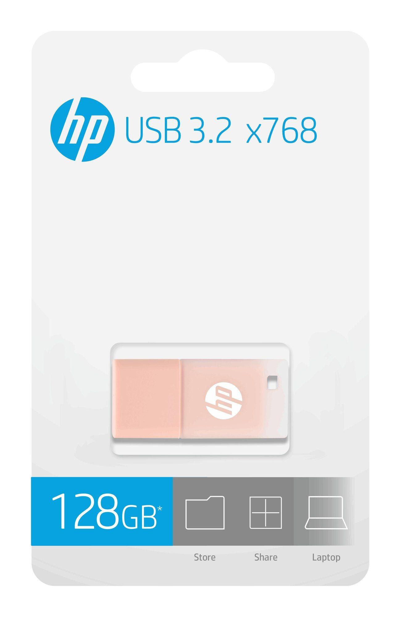 Pen USB HP X768 (Com tampa - USB Type-A - 3.2 Gen 2 - Rosa) — miniatura 5