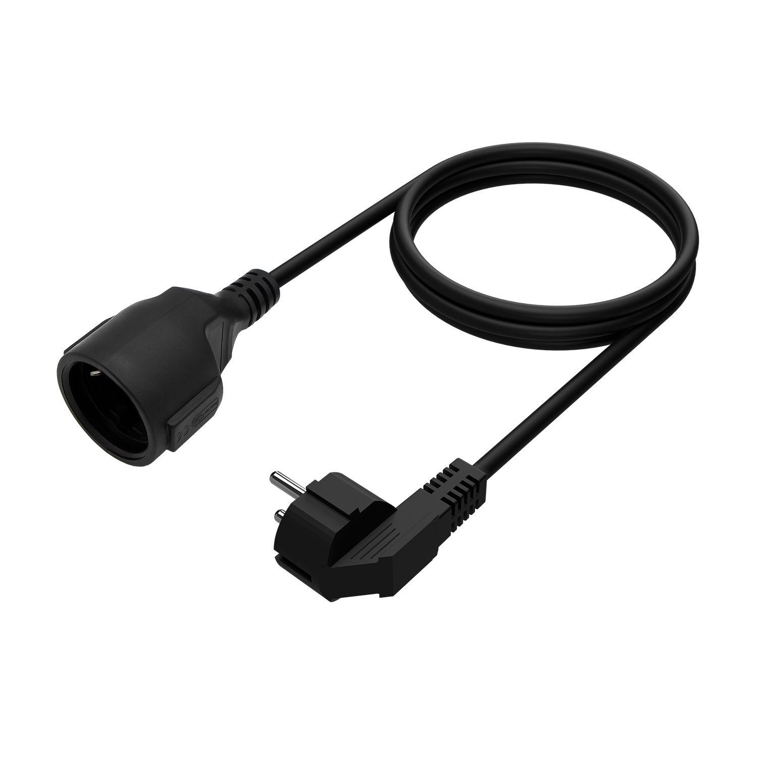 Cabo de Extensão de Alimentação AISENS A132-0602 (5 m - Preto), miniatura 2