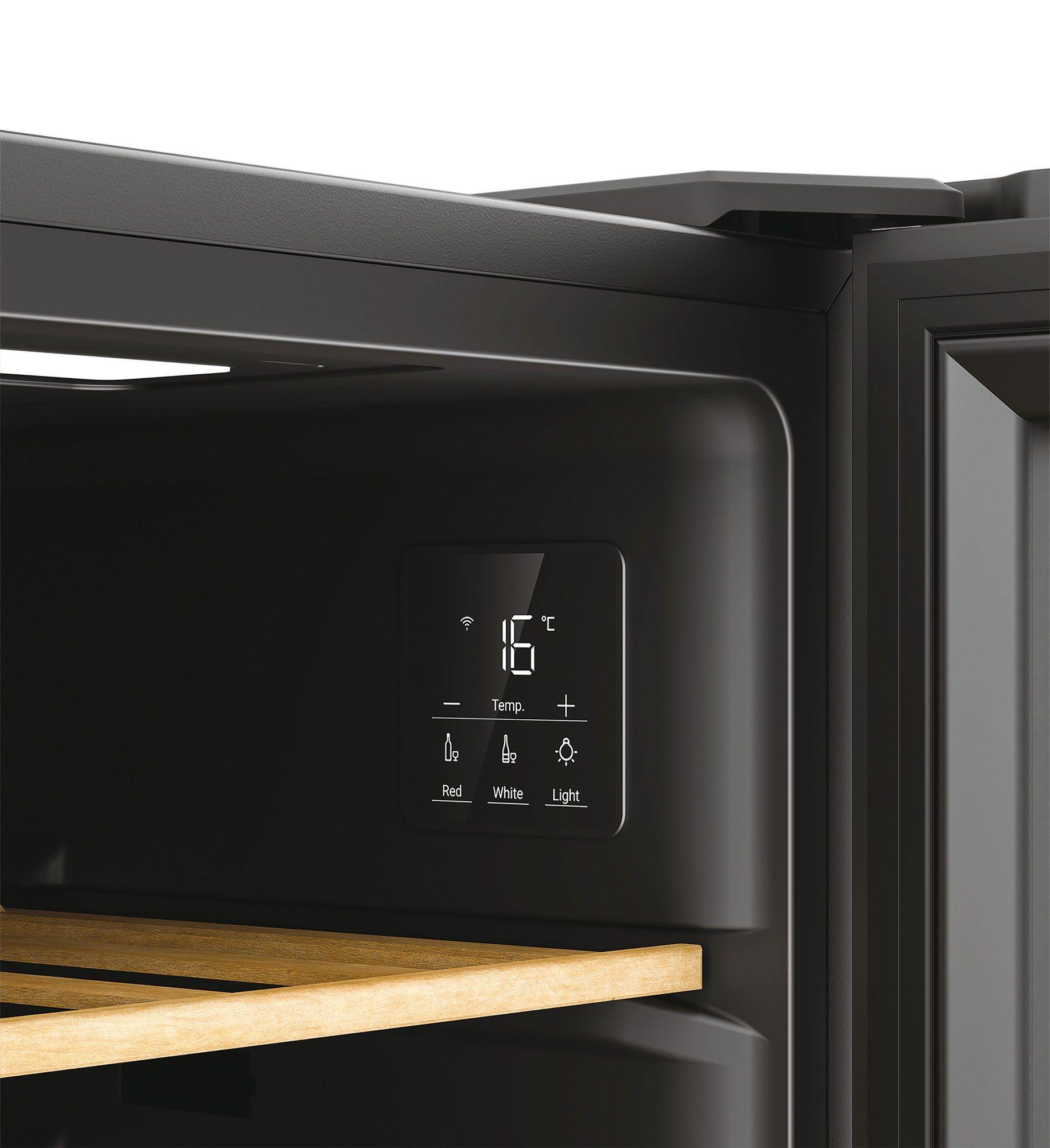 Cave de Vinhos Independente HOOVER HOWC023 (23 garrafas - 3 prateleiras - 62 l - Preto) — miniatura 5