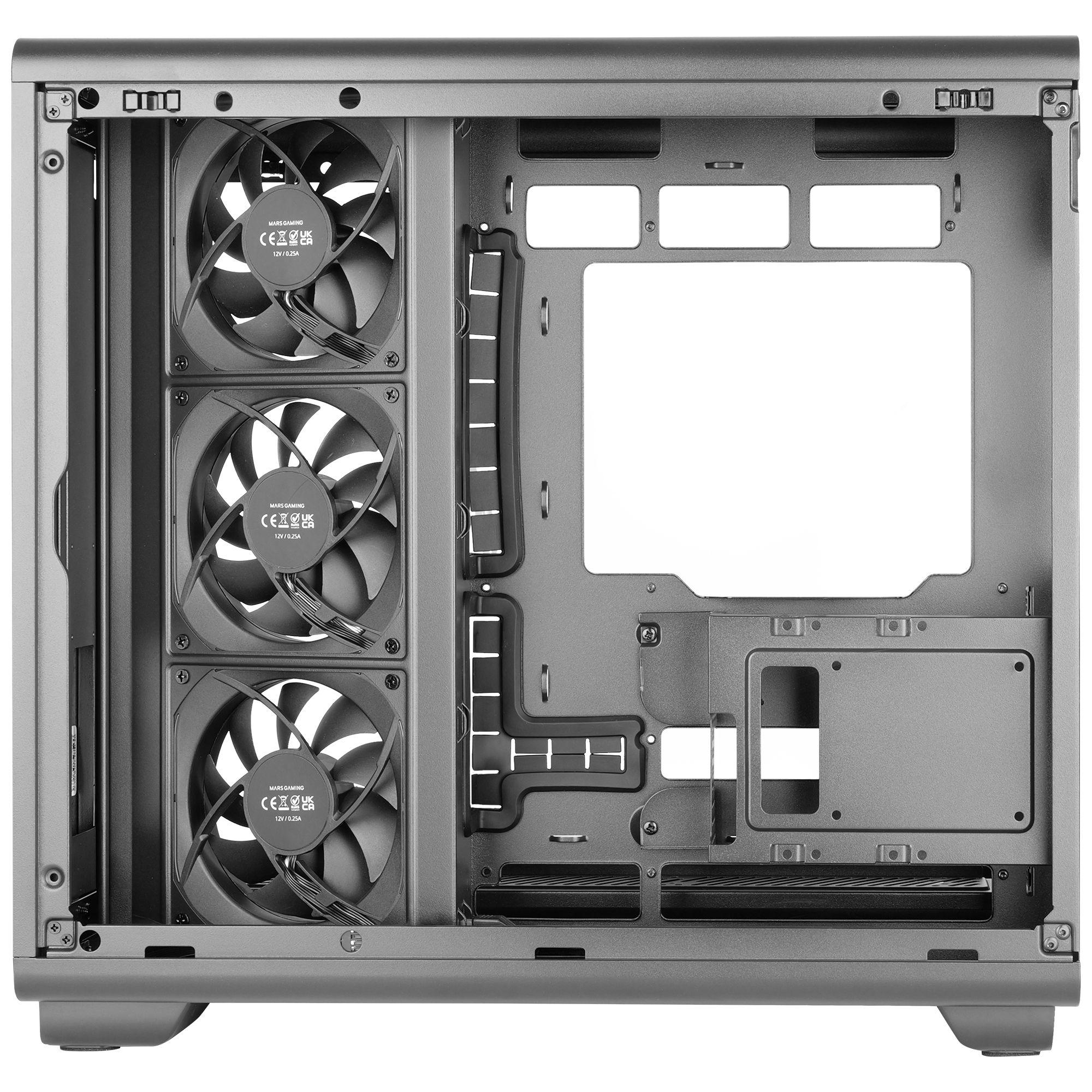 Caixa de Computador MARS GAMING MC-REVPRO (ATX - Ecrã LCD 4,3" - Preto) — miniatura 13