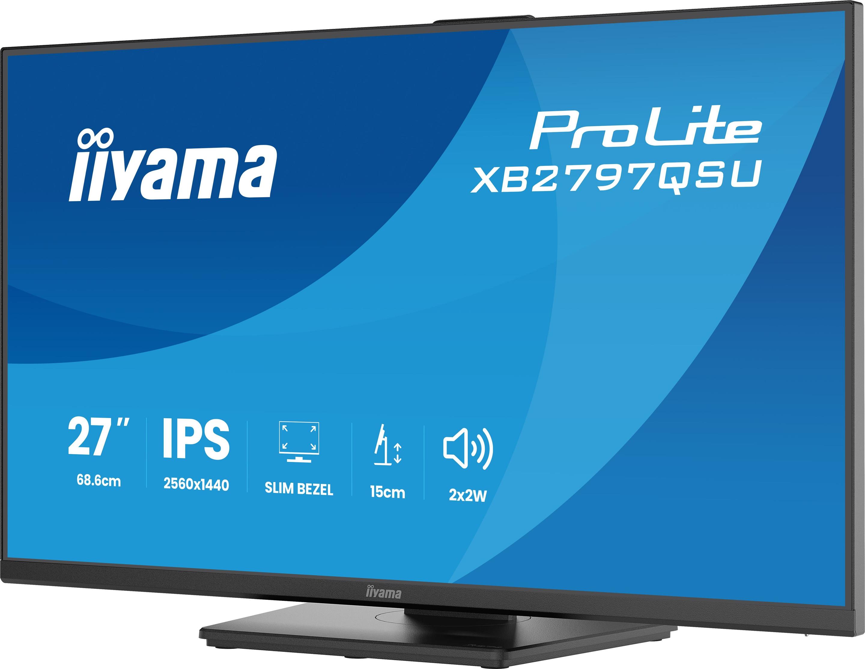 Monitor IIYAMA ProLite XB2797QSU-B1 (27" - IPS - 75 Hz - Preto) — miniatura 7