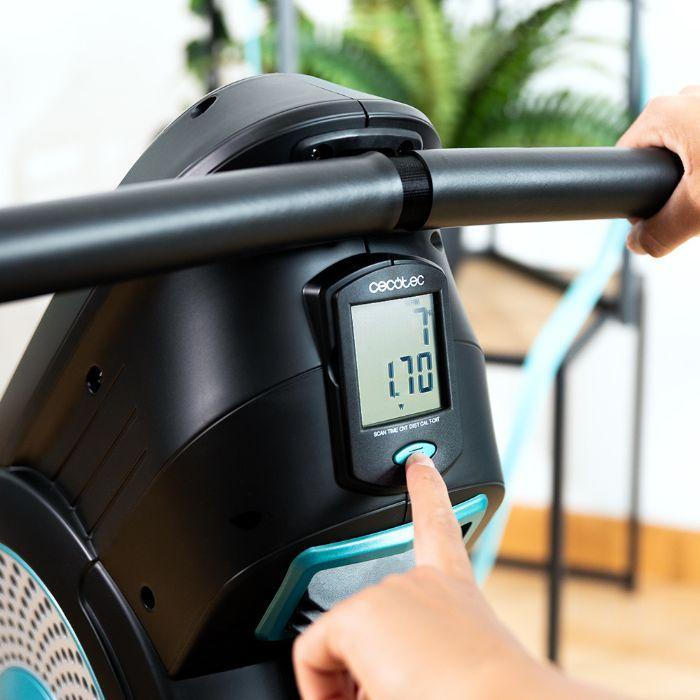Máquina de Remo CECOTEC Drumfit Rower Eolo Magno (8 níveis - Resistência a ar e magnética) — miniatura 4