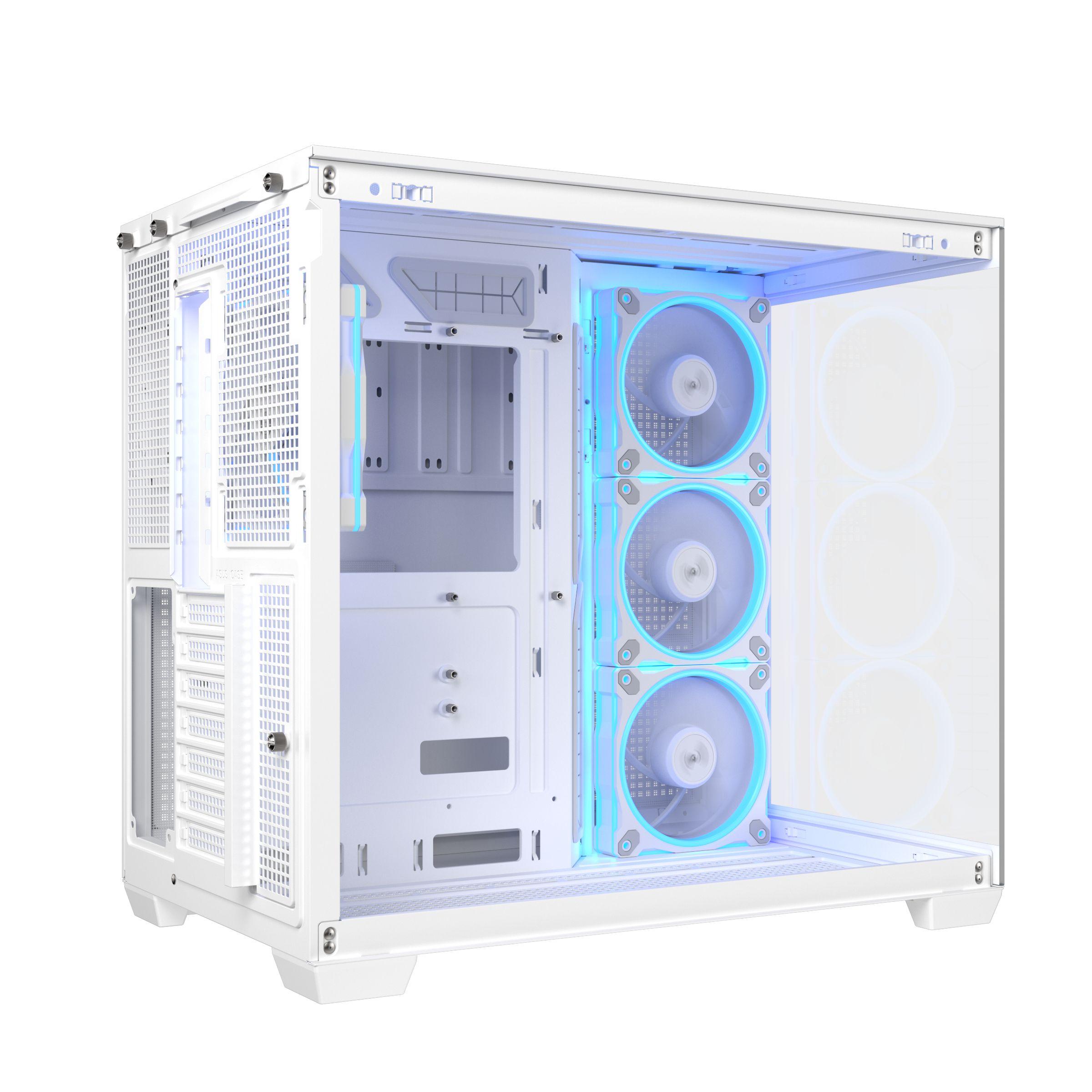 Caixa PC ASUS A32 PLUS (ATX, micro ATX, Mini-ITX - Mid Tower - ATX, micro-ATX, Mini-ITX - Branco) — miniatura 8