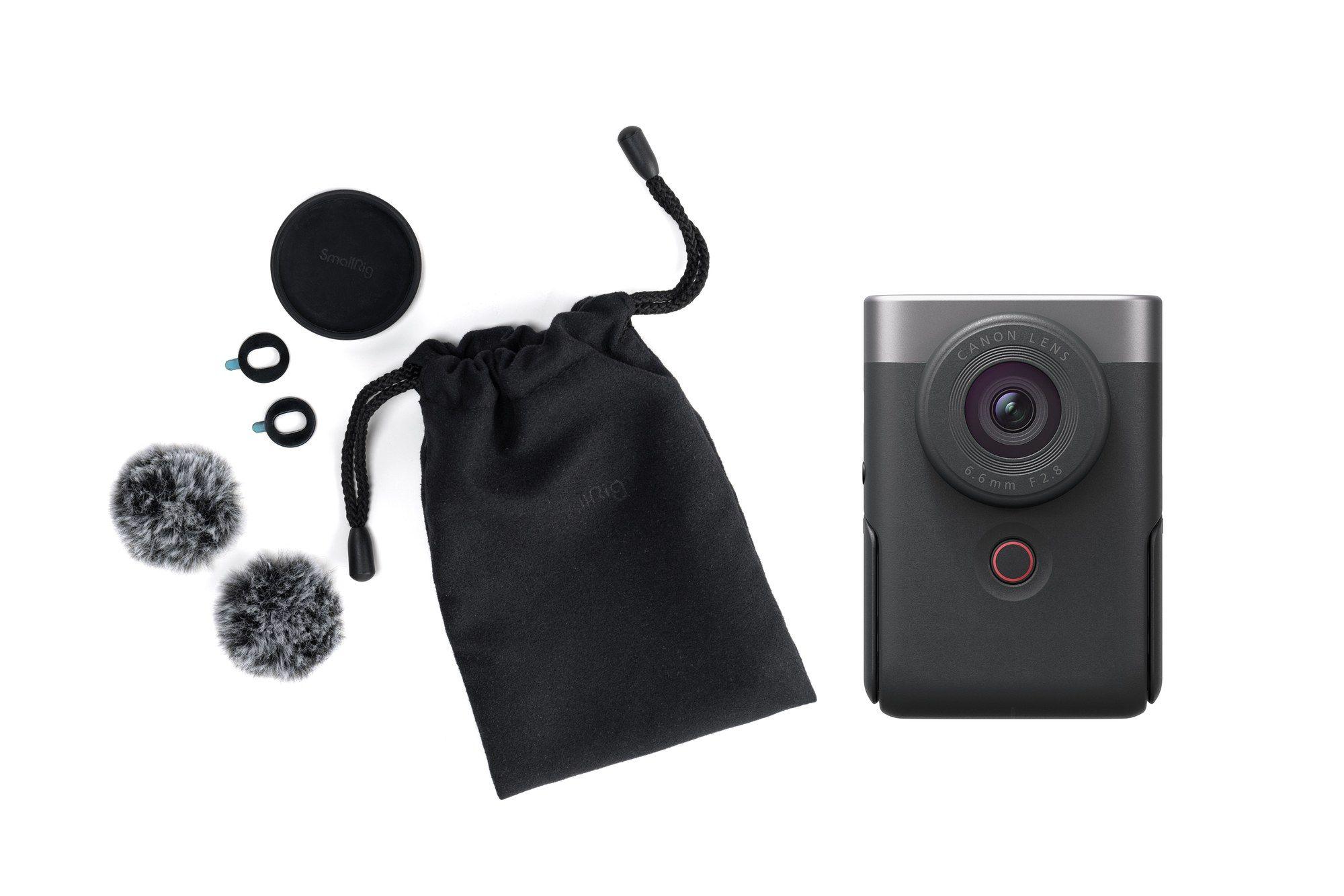 Câmara Compacta CANON PowerShot V10 Vlogging Kit (460000 dot - 7,5–15 W - Prateado) — miniatura 7