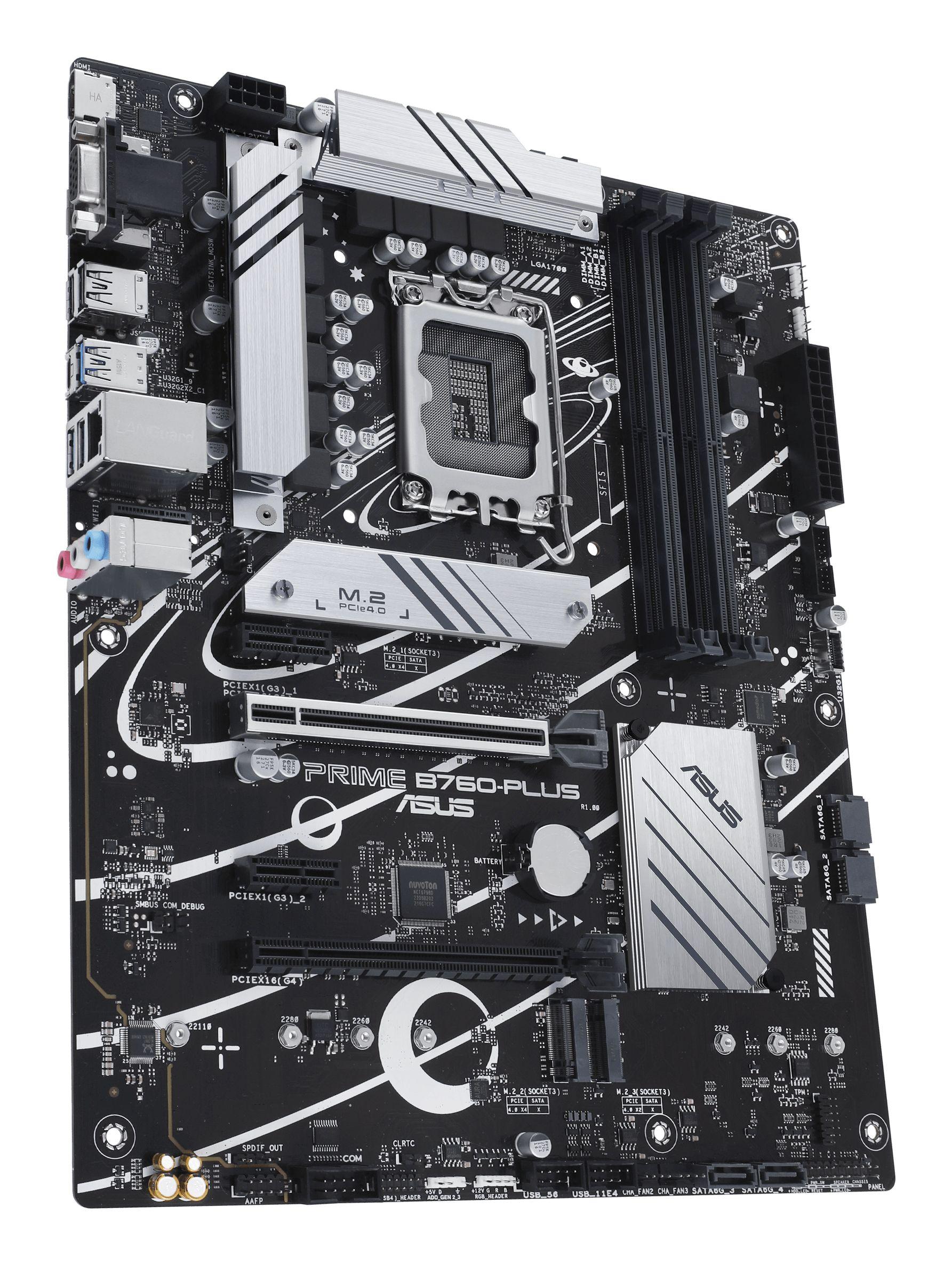 Motherboard ASUS PRIME B760-PLUS (LGA 1700 - ATX - Duplo canal) — miniatura 4