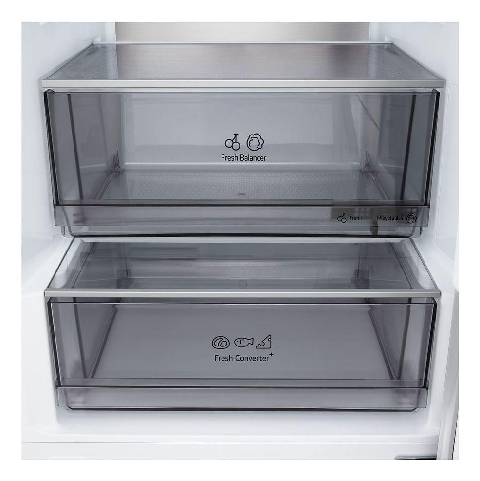 Frigorífico Combinado Independente LG GBBS525APY (375 l - ThinQ - 203x59,7x67,4 cm - Prateado) — miniatura 7