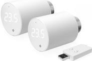 Kit de Válvulas Termostáticas Inteligentes SHELLY BLU TRV 2 Pack (Plástico - 78 x Ø54 mm - Branco)