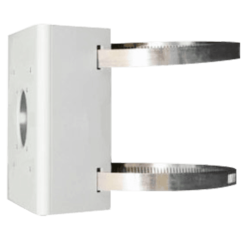 Suporte de Poste para Câmara Dome UNIVIEW UV-TR-UP06-IN (67–127 mm - Branco)
