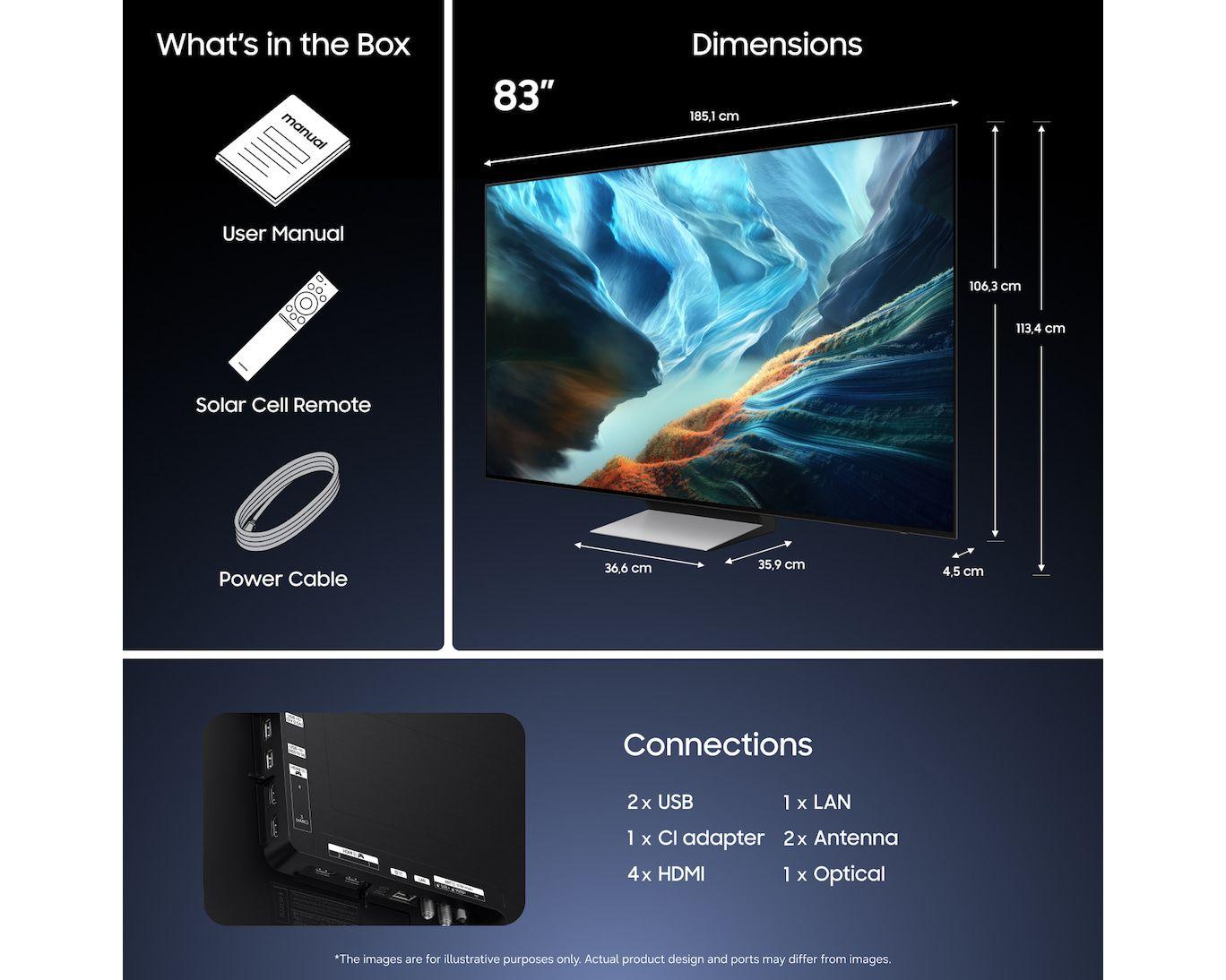 Televisão SAMSUNG TV TQ65S90HAEXXC (OLED - 4K Ultra HD - 3840 x 2160 pixels - Preto), miniatura 7