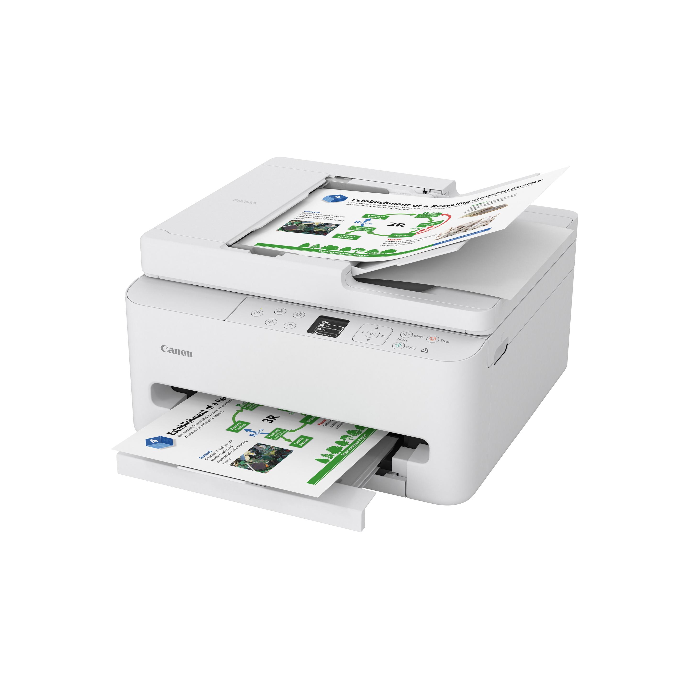 Impressora Multifunções CANON PIXMA TS7550i (A4 - Impressão a cores - 100 folhas - Branco), miniatura 3