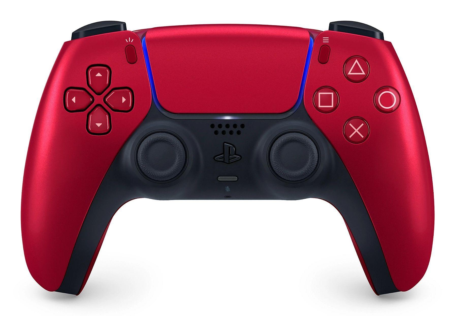 Comando SONY DualSense PS5 (PlayStation - Com fios e sem fios - Vermelho Vulcânico)