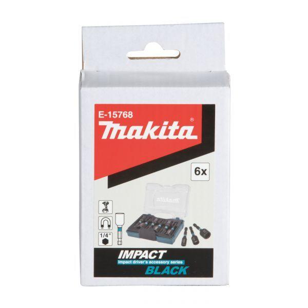 Conjunto de Soquetes de Impacto MAKITA E-15768 (1/4" Sextavado - 6 Peças - Preto), miniatura 4