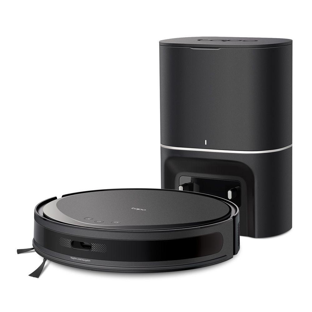 Robot Aspirador TP-LINK Tapo RV20 Max Plus (5300 Pa - Giroscópio, LiDAR - 0,3 l - Preto)