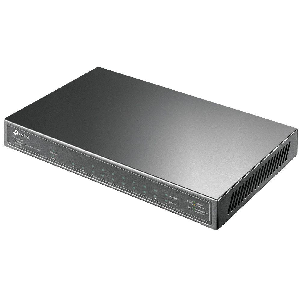 Switch TP-LINK TL-SG1210P (Gigabit Ethernet - 14,88 MB - 20 Gbit/s - Cinzento), miniatura 3