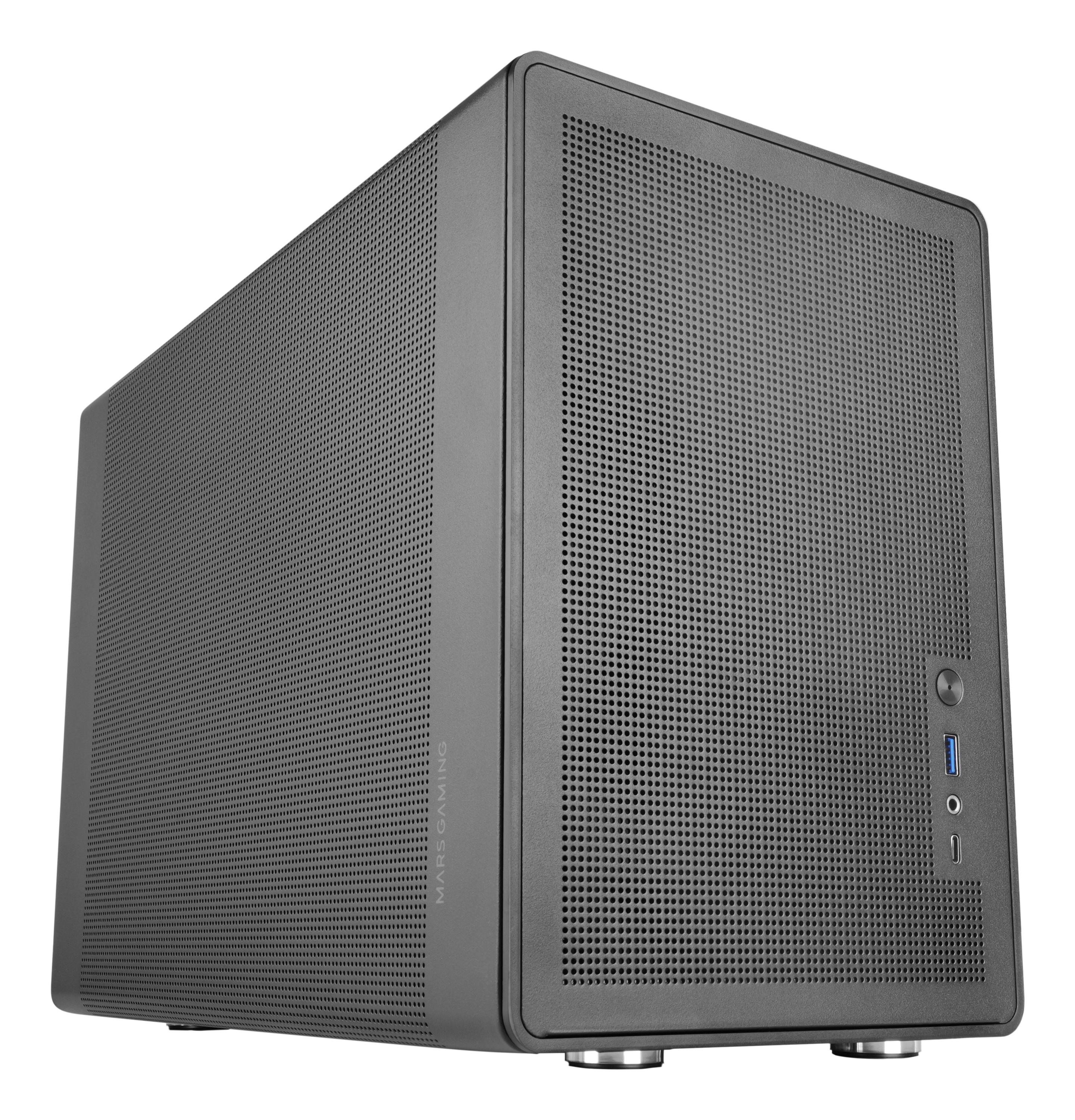 Caixa Micro-ATX MARS GAMING MC-XPRO (Micro-ATX, Mini-ITX - Mini Tower - micro-ATX, Mini-ATX - Preto)