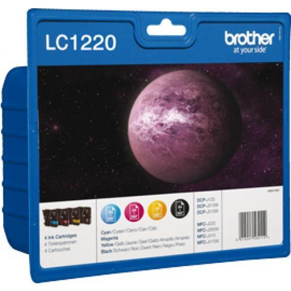 Pack de Tinteiros BROTHER LC1220VALBP (300 páginas - Preto, Ciano, Magenta e Amarelo), miniatura 3