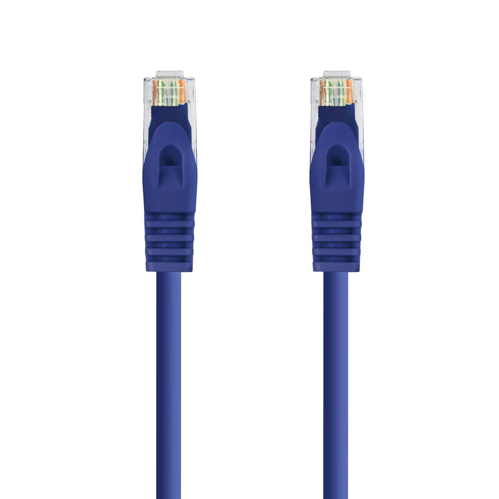 Cabo de Rede NANOCABLE 10.20.1801-BL (1 m - Cat6A - RJ-45 Macho - Azul), miniatura 2