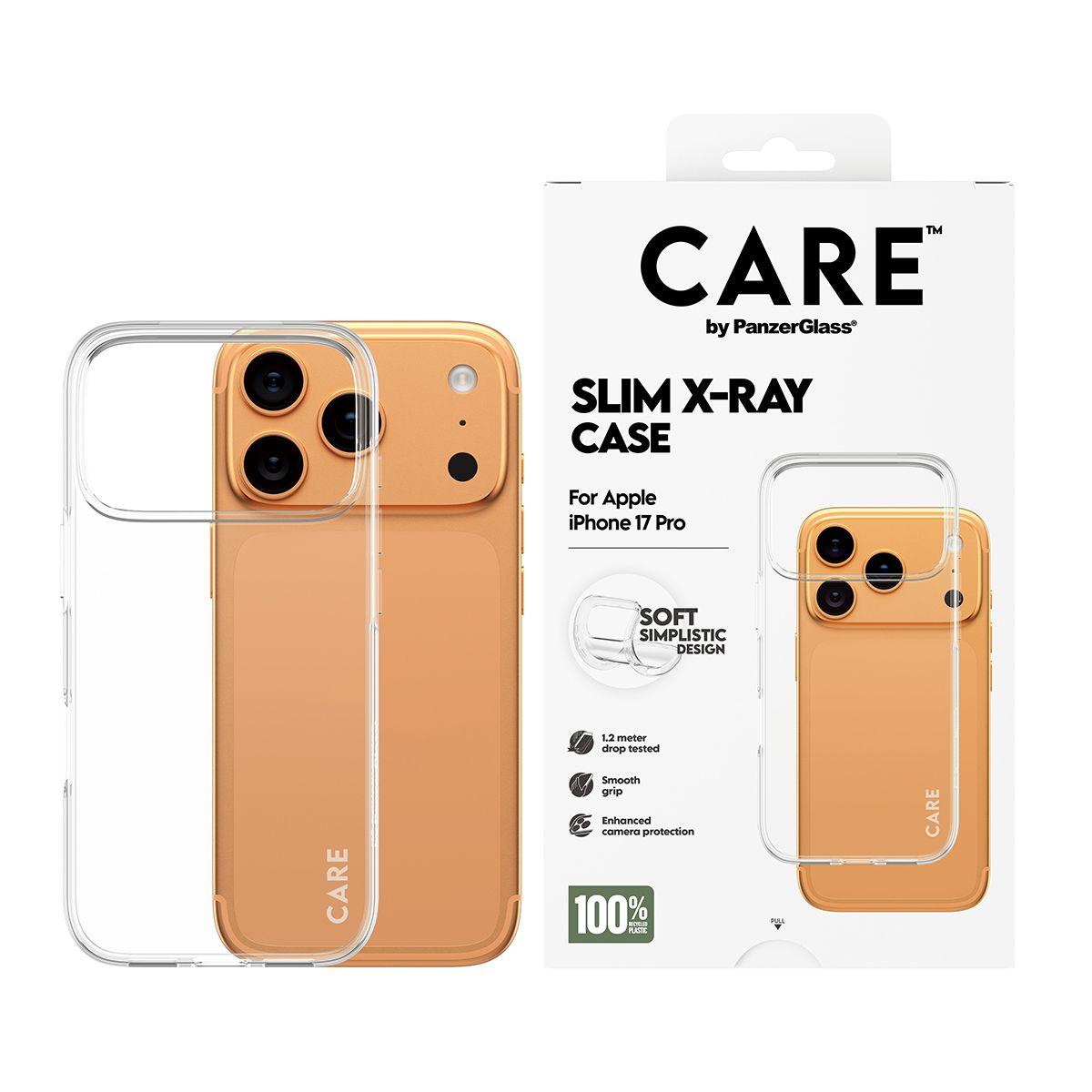 Capa PANZERGLASS CARE X-Ray Soft Basic iPhone 17 Pro (Apple - Transparente), miniatura 2